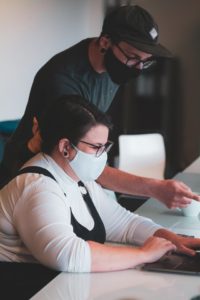 Wearing masks in the office